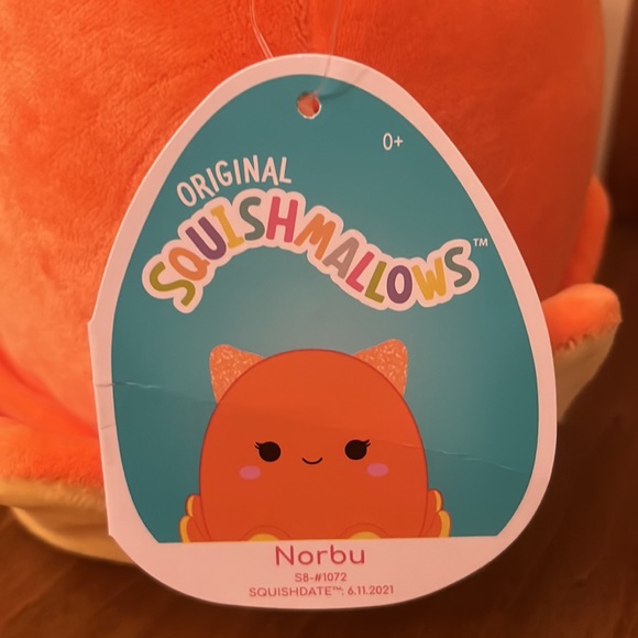 8” Norbu Squishmallows - Picture 3 of 4